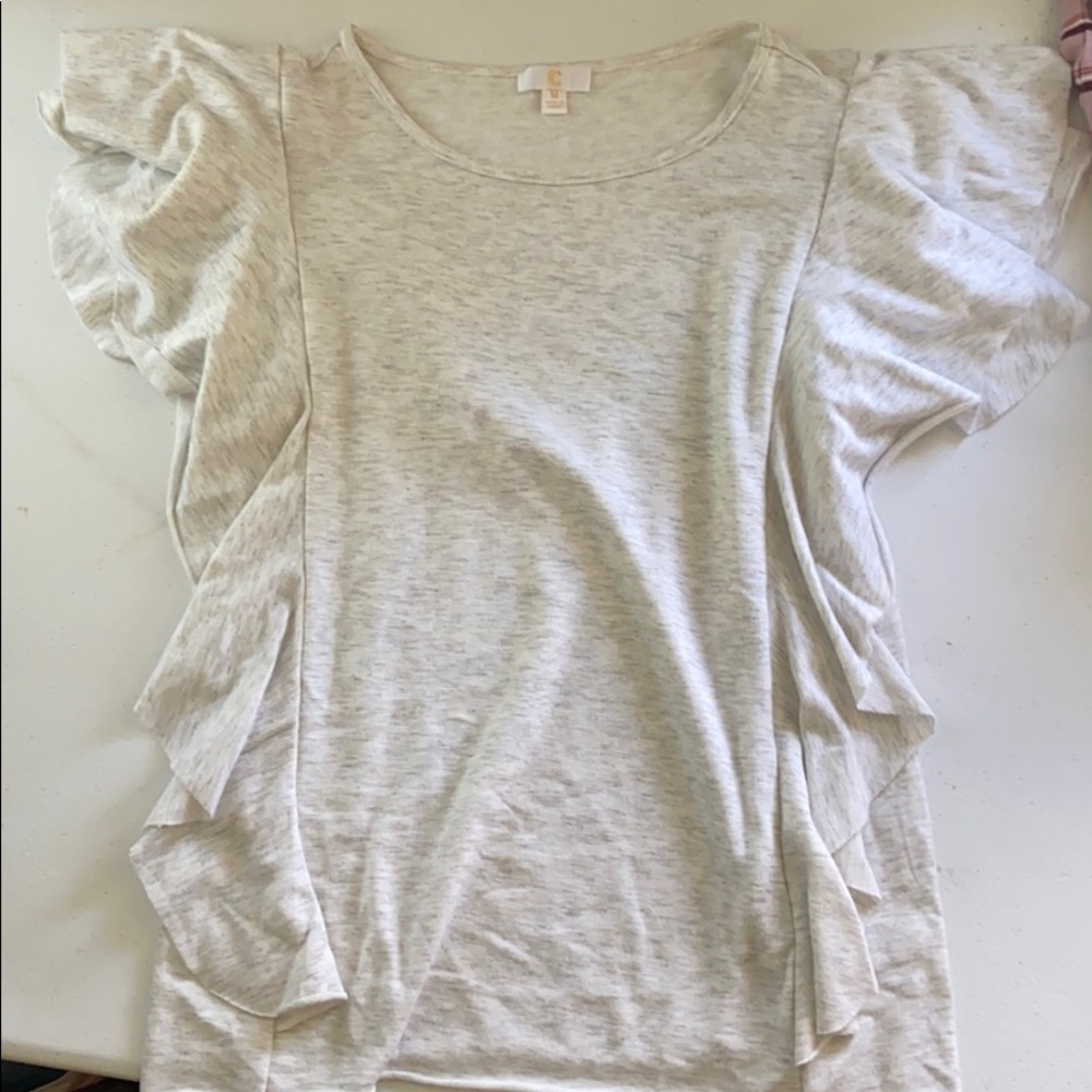 Charming Charlie’s Ruffle Sleeve Top